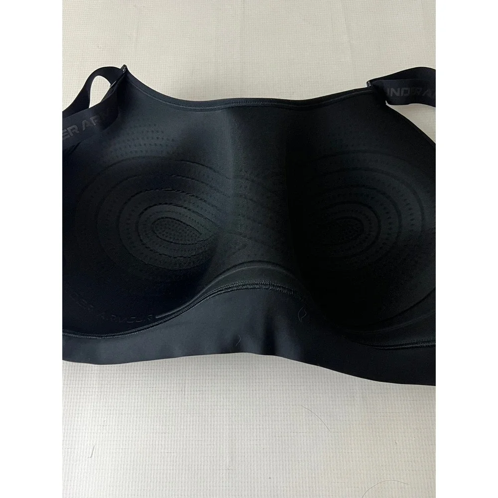 Under Armour Sports Bra Womens‎ 3X(DDD) Black Adjustable Straps